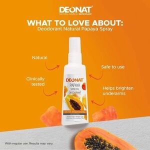 Deonat Papaya Mineral Deodorant Spray